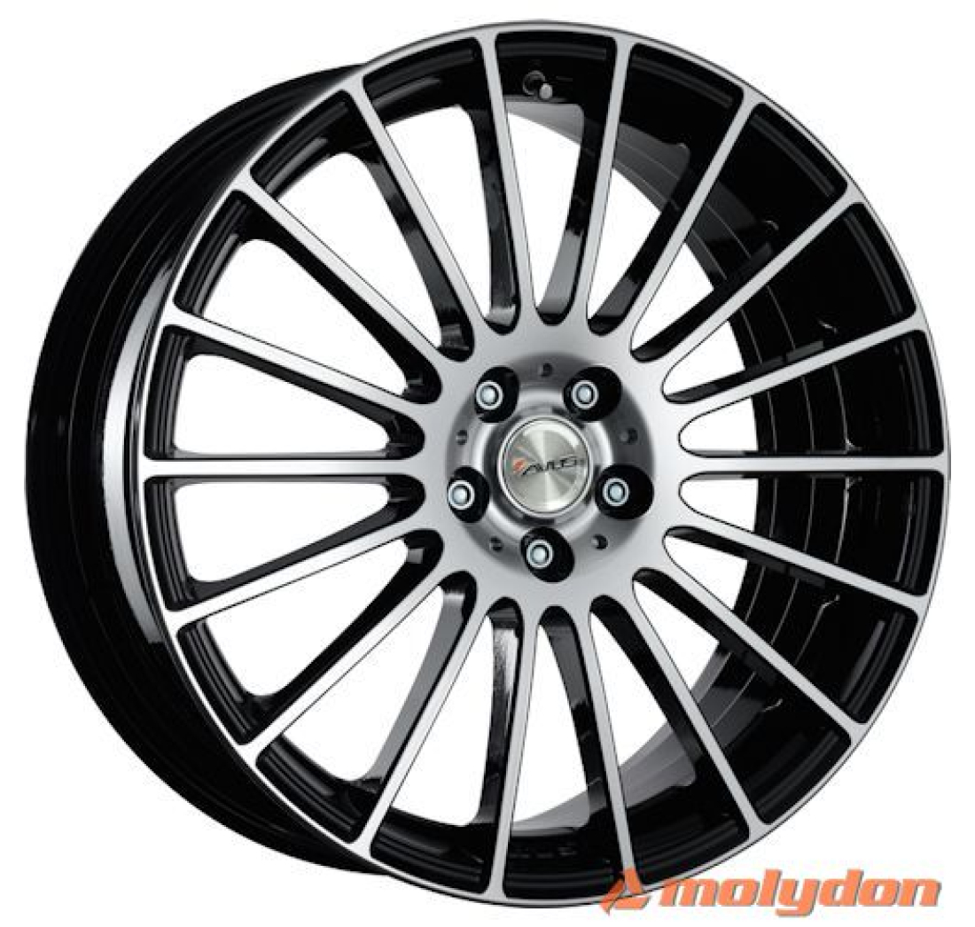 AC-M03 6,5x 16 +40 5x115 AVUS 70,3 BLACK POLISHED